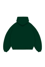 CRYSTALAND BASIC FOREST GREEN HOODIE - obrazek 3