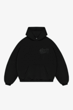 CRYSTALAND BASIC BLACK HOODIE - obrazek 7