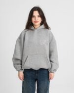 CRYSTALAND BASIC GREY HOODIE