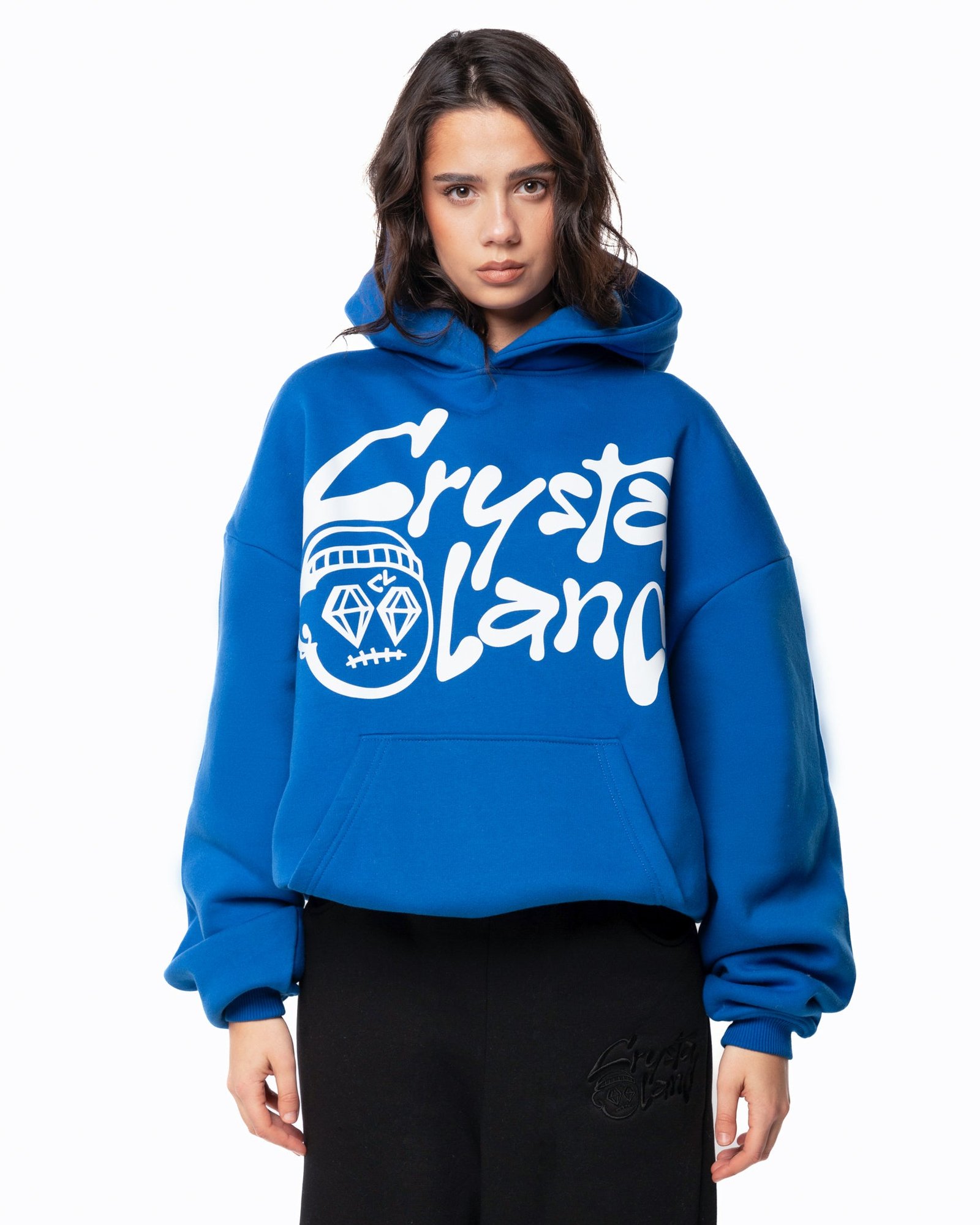 Crystaland_-_Studio_Sesja_-097 CRYSTALAND CORNFLOWER HOODIE - obrazek 1