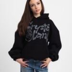 CRYSTALAND BLACK HOODIE