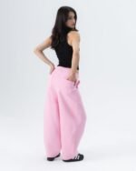 CRYSTALAND BABY PINK SWEATPANTS - obrazek 3