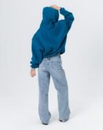 CRYSTALAND ESSENTIAL PETROL HOODIE - obrazek 5