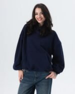 CRYSTALAND BASIC DARK NAVY HOODIE