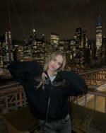 CRYSTALAND BLACK ZIP UP HOODIE - obrazek 5