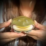 Ręcznie robione etui ochronne na słuchawki bezprzewodowe Ugly Frog do AirPods 4/Pro 3, etui z motywem dziwnej ropuchy, kompatybilne etui z motywem zwierząt, miękkie, odporne na zarysowania ochraniacze, wyjątkowy prezent - obrazek 9