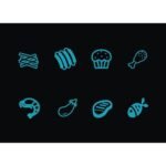 Air Fryer Frytkownica beztłuszczowa Hoffen, 1500 W, 5 l, kremowa matowa - obrazek 6