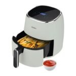 Air Fryer Frytkownica beztłuszczowa Hoffen, 1500 W, 5 l, kremowa matowa - obrazek 7